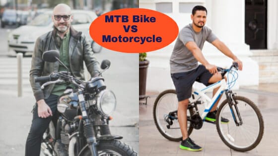 Mountain Bike VS Motorcycle